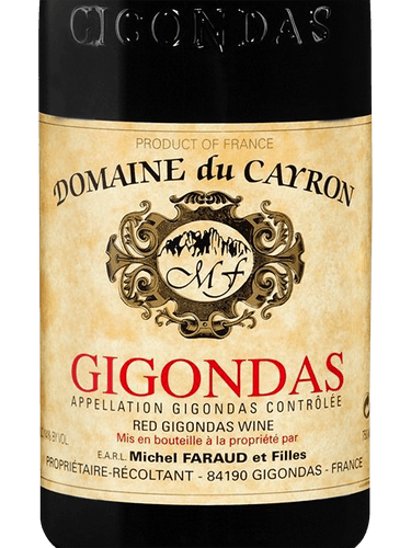 Gigondas, Domaine du Cayron MAGNUM 2016