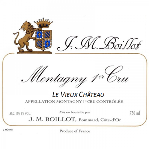 Montagny 1er Cru Le Vieux Château, Jean-Marc Boillot 2022