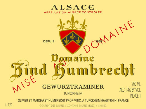 Domaine Zind-Humbrecht Gewürztraminer, Turckheim 2020