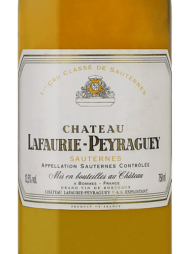 2001 Château Lafaurie-Peyraguey, Sauternes 1er Grand Cru Classé 1855