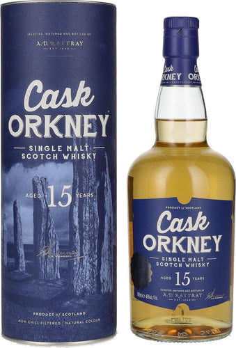 Cask Orkney 15 Y.O. A.D. Rattray Island Single Malt Scotch Whisky 46%