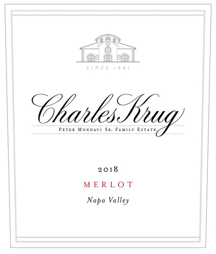Charles Krug Merlot, Napa Valley 2020