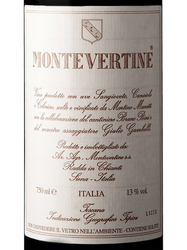 Montevertine Rosso, Toscana I.G.T. 2018